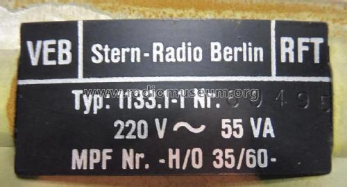 Bernau 1133.1-0; Stern-Radio Berlin, (ID = 2556395) Radio