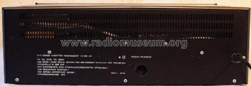 HiFi Kassettendeck HMK-D100; Stern-Radio Berlin, (ID = 2719781) Reg-Riprod