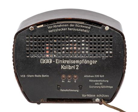 Kolibri 2; Stern-Radio Berlin, (ID = 2929388) Radio
