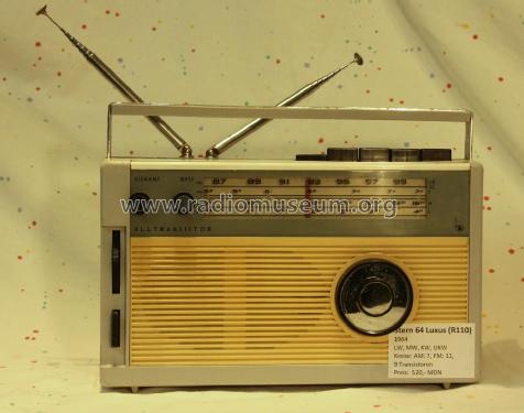 Stern 64 Luxus R110; Stern-Radio Berlin, (ID = 2610148) Radio