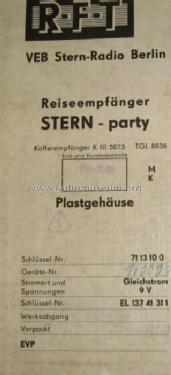 Stern-Party 1100 ; Stern-Radio Berlin, (ID = 529648) Radio
