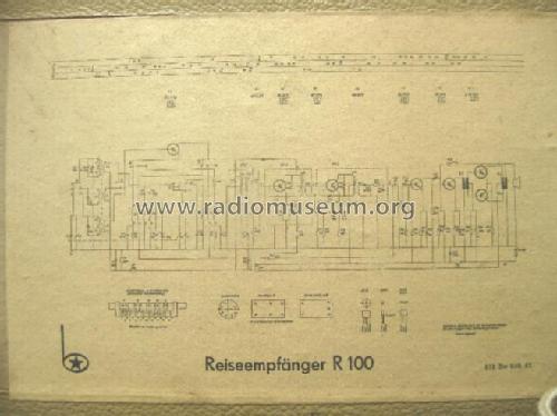 Transistor-Reiseempfänger R100; Stern-Radio Berlin, (ID = 1338595) Radio