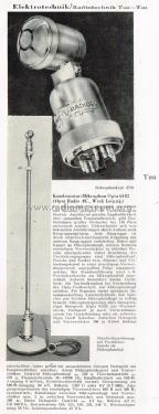 Kondensatormikrofon & Netzgerät 6102 & 6102-65; Stern-Radio Leipzig, (ID = 2512745) Micrófono/PU