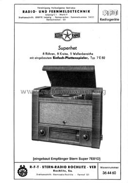 Stern 7E82; Stern-Radio Rochlitz (ID = 2481951) Radio