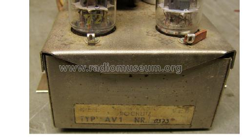Aufspielverstärker AV1; Stern-Radio Rochlitz (ID = 1043492) Verst/Mix