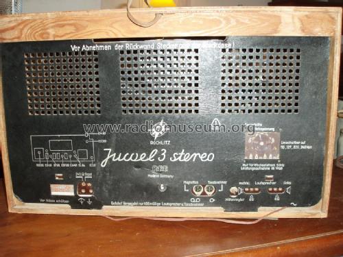 Juwel 3 Stereo; Stern-Radio Rochlitz (ID = 1874858) Radio