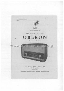 Oberon 1131.053; Stern-Radio Rochlitz (ID = 335397) Radio