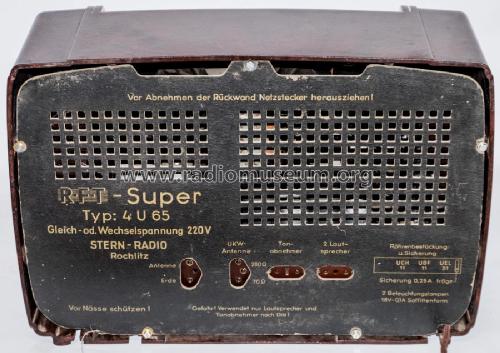 RFT-Super 4U65; Stern-Radio Rochlitz (ID = 2686837) Radio