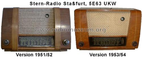 RFT-Super 5E63 UKW; Stern-Radio Staßfurt (ID = 2048010) Radio