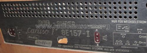 Caruso I 8E157 I; Stern-Radio Staßfurt (ID = 1632858) Radio