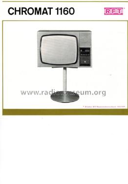Chromat 1160; Stern-Radio Staßfurt (ID = 1314613) Television