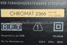 Chromat 2366; Stern-Radio Staßfurt (ID = 200412) Televisore
