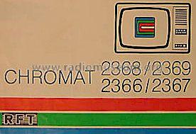 Chromat 2368; Stern-Radio Staßfurt (ID = 672303) Fernseh-E