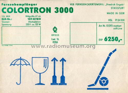 Colortron 3000; Stern-Radio Staßfurt (ID = 2863561) Television