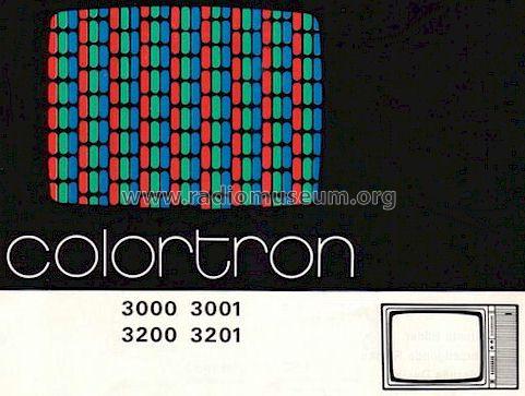 Colortron 3001 Ch. 1203.00-2000 or 1203.01-2000; Stern-Radio Staßfurt (ID = 654081) Television
