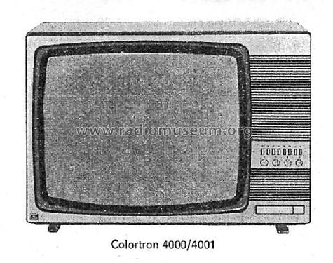 Colortron 4001; Stern-Radio Staßfurt (ID = 1717795) Television