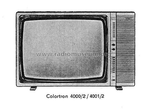 Colortron 4001/2; Stern-Radio Staßfurt (ID = 1723422) Televisión