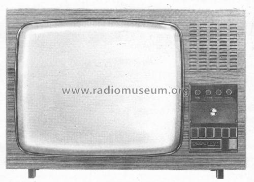 Debüt VT 132; Stern-Radio Staßfurt (ID = 1717774) Televisore