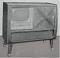 Fernseh-Musikschrank Staßfurt FSR-4301; Stern-Radio Staßfurt (ID = 822270) TV-Radio