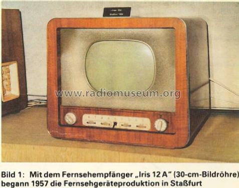 Iris 12A 16 GW 302; Stern-Radio Staßfurt (ID = 168528) Television