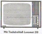 Luxomat 210; Stern-Radio Staßfurt (ID = 680330) Televisión