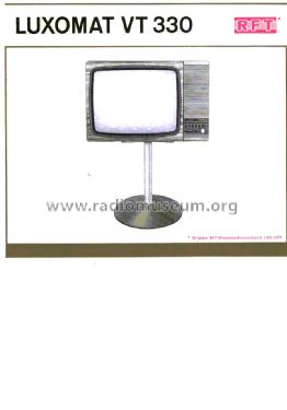 Luxomat VT 330; Stern-Radio Staßfurt (ID = 1314152) Televisore