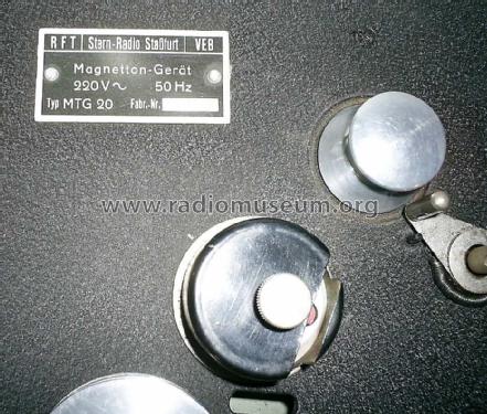 Magnetton-Schatulle MTG 21; Stern-Radio Staßfurt (ID = 1624801) R-Player