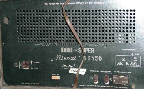 Rienzi 8E156; Stern-Radio Staßfurt (ID = 152782) Radio