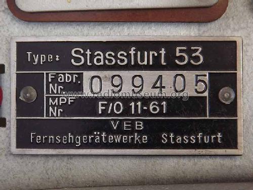 Stassfurt 53ST101; Stern-Radio Staßfurt (ID = 1642209) Television