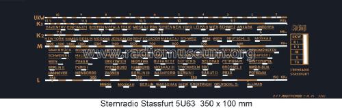 RFT-Super 5U63 UKW; Stern-Radio Staßfurt (ID = 1402845) Radio