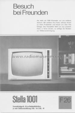 Stella 1001 ; Stern-Radio Staßfurt (ID = 2135741) Television