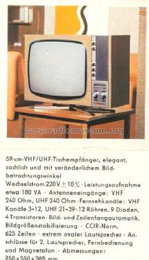 Stella 1708U; Stern-Radio Staßfurt (ID = 173429) Television