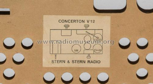 Concerton V12; Stern & Stern (ID = 2771323) Radio