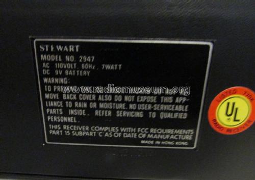 Multiband Receiver 2947; Stewart Lynn Stewart (ID = 2302855) Radio