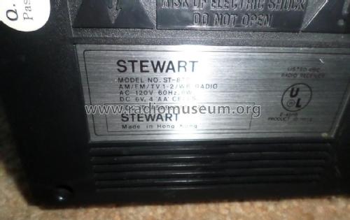 TV Sound - AM/FM TV1-TV2 Receiver Battery/AC ST-877; Stewart Lynn Stewart (ID = 1845890) Radio