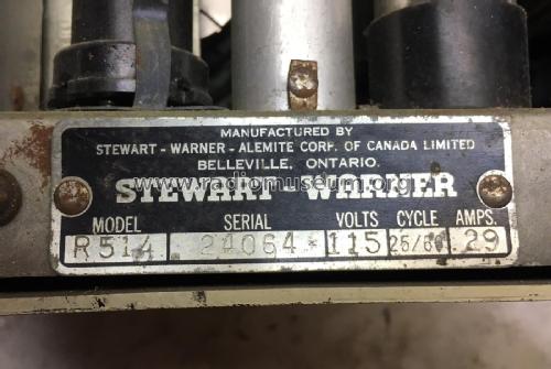 R-514 ; Stewart Warner; (ID = 2662604) Radio