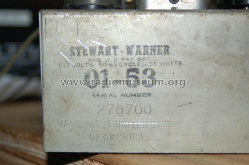 01-531 Ch= 01-53; Stewart Warner Corp. (ID = 2225538) Radio