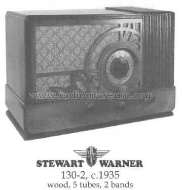 1302 Ch= R-130; Stewart Warner Corp. (ID = 1479045) Radio