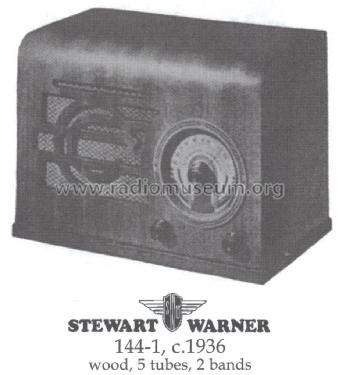 1441 Ch= R-144; Stewart Warner Corp. (ID = 1479048) Radio