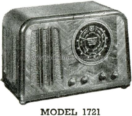 1721 Ch= R-172; Stewart Warner Corp. (ID = 1669823) Radio