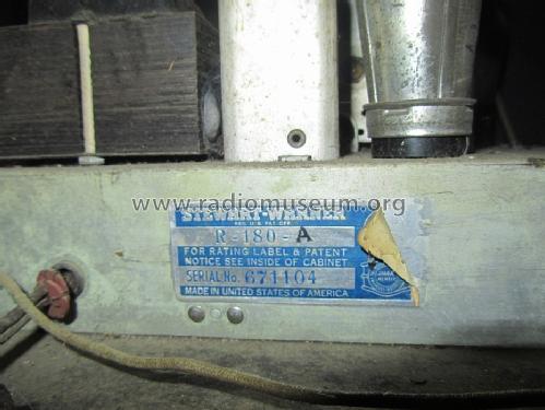 1802 Ch= R-180; Stewart Warner Corp. (ID = 1324372) Radio