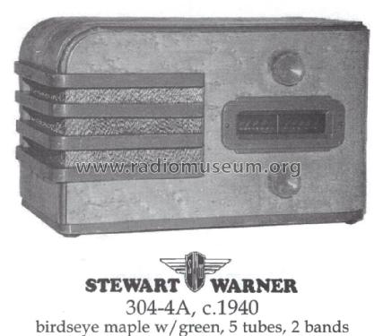 3044Ch= R-304; Stewart Warner Corp. (ID = 1479245) Radio