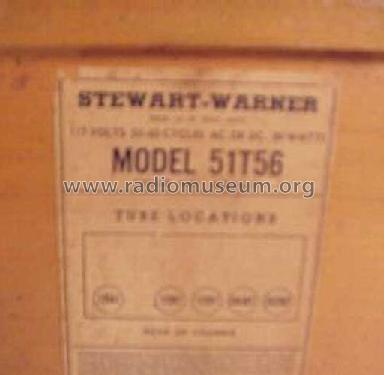 51T56 Ch= 9024-C; Stewart Warner Corp. (ID = 329640) Radio