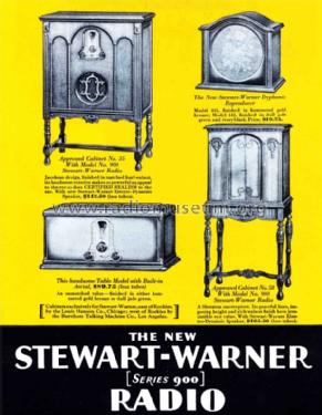 900 series miscellaneous models; Stewart Warner Corp. (ID = 1621504) Radio