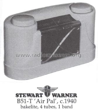 Air Pal B51-T; Stewart Warner Corp. (ID = 1478511) Radio