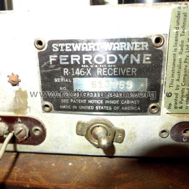 R-1461X Ch= R-146X; Stewart Warner Corp. (ID = 2000824) Radio