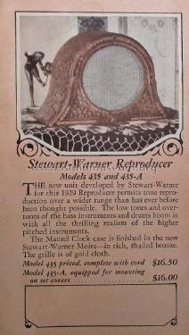 Reproducer 435-A; Stewart Warner Corp. (ID = 1626667) Speaker-P