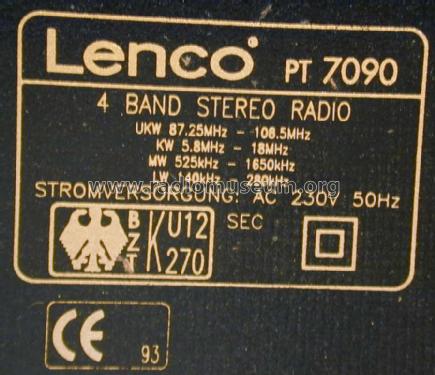 Lenco PT-7090; STL Deutschland GmbH (ID = 917213) Radio