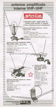 Apollo TV-Zimmerantenne mit Verstärker Z1942; Stolle, Karl, (ID = 2812700) Antenna