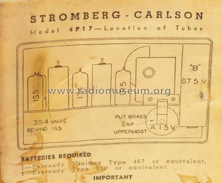 4P17; Stromberg-Carlson (ID = 2073375) Radio